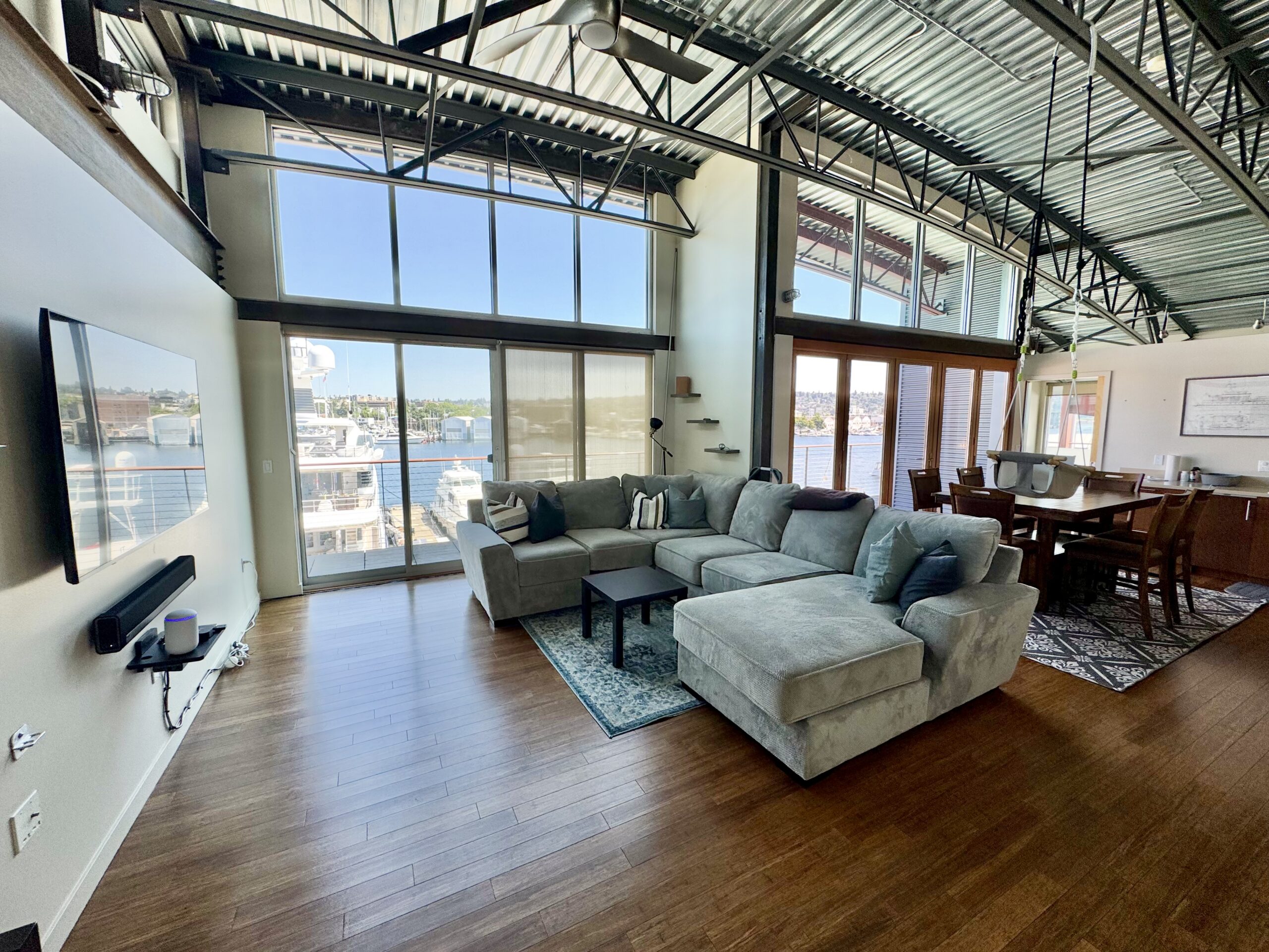 Living room of the Captain's Quarters residence, Suite 310